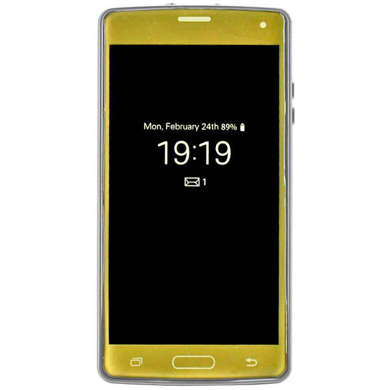 High Voltage Smart Cell Phone Galaxy Stun Gun Golden - TOPHATTER'S ARMORY DEALS