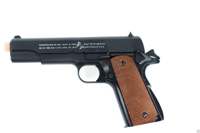 Full Metal Airsoft Gun Heavy Weight COLT 1911 Replica Handgun - TOPHATTER'S ARMORY DEALS