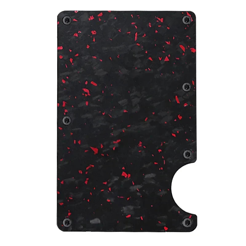 Carbon Fiber Slim Credit Card Holder Wallet for Men