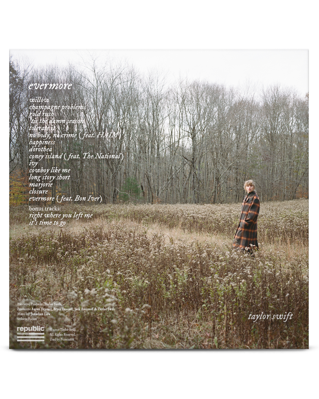 evermore album deluxe edition vinyl