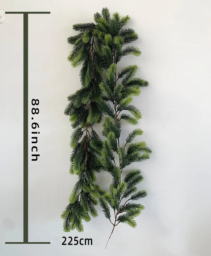 Christmas Garland Artificial Pine Needles