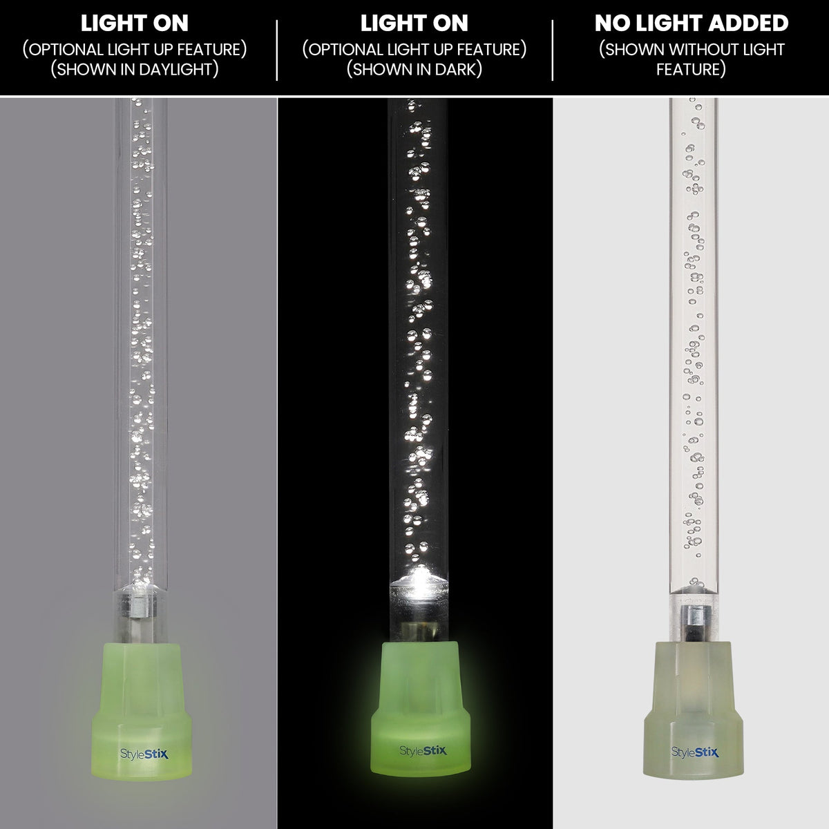 Flashlight x2 (only for StyleStix Canes)