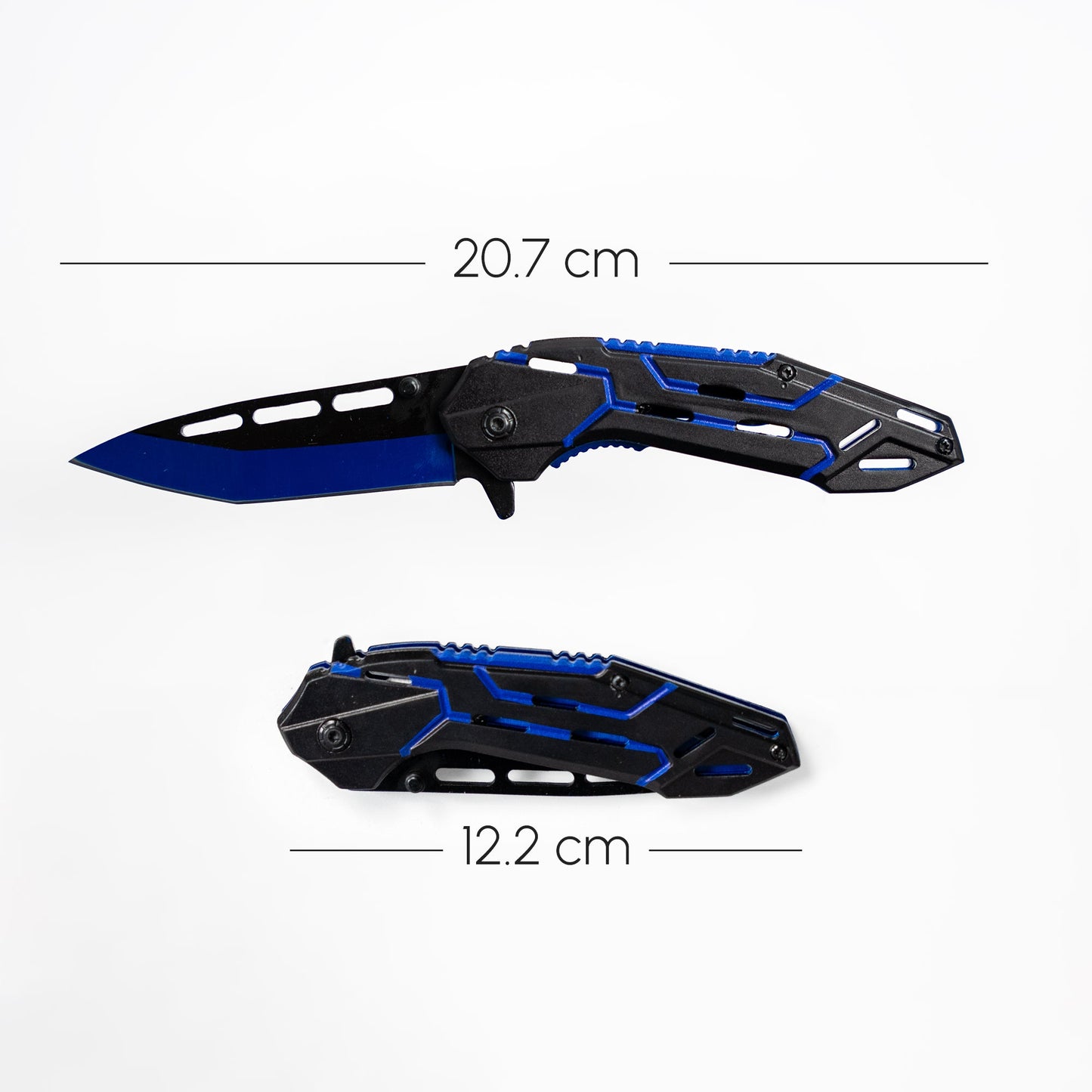 Fire and Steel - Cobalt Folding Knife