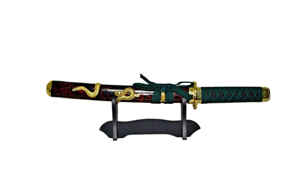 Coiled Snake Display Tanto 11.5"