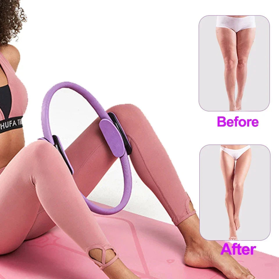 Colorful Pilates Yoga Ring for Home Fitness