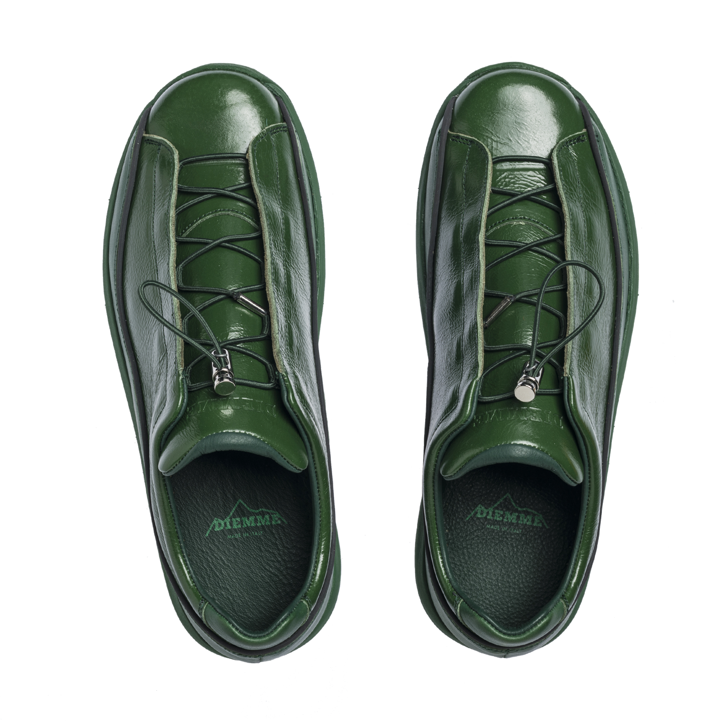 Licata Green Crackled Patent Leather W