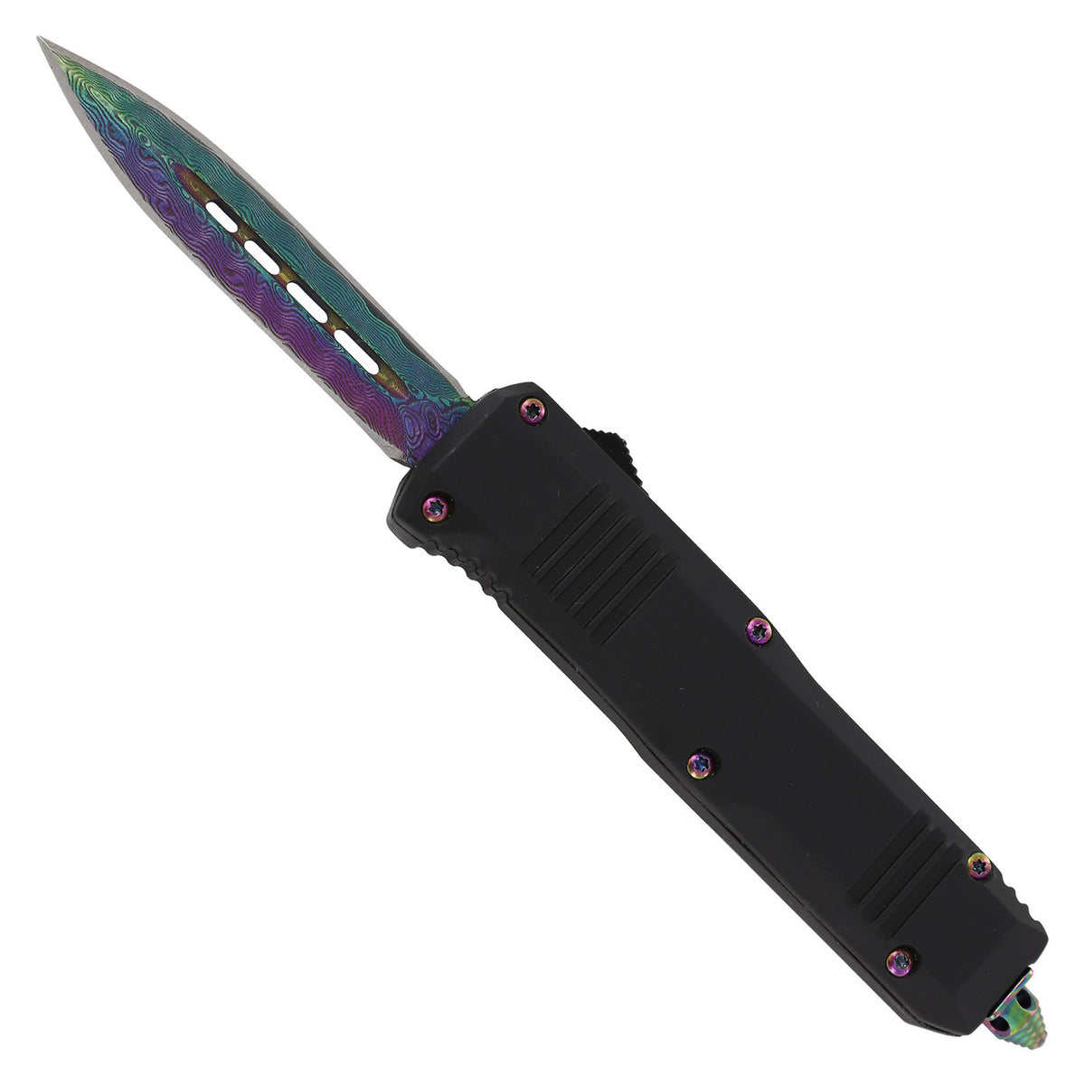 7" Wicked Whims Titanium Spear Point Compact Automatic OTF Knife - TOPHATTER'S ARMORY DEALS