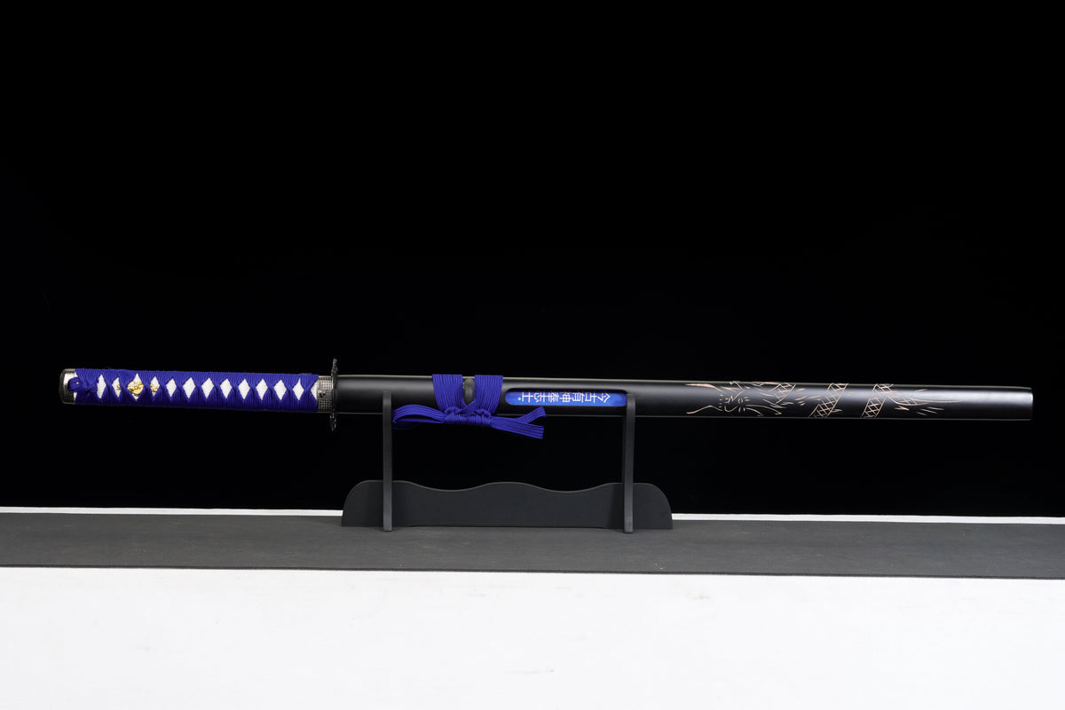 The Last Samurai - Display (Straight) Katana (Blue Blade)