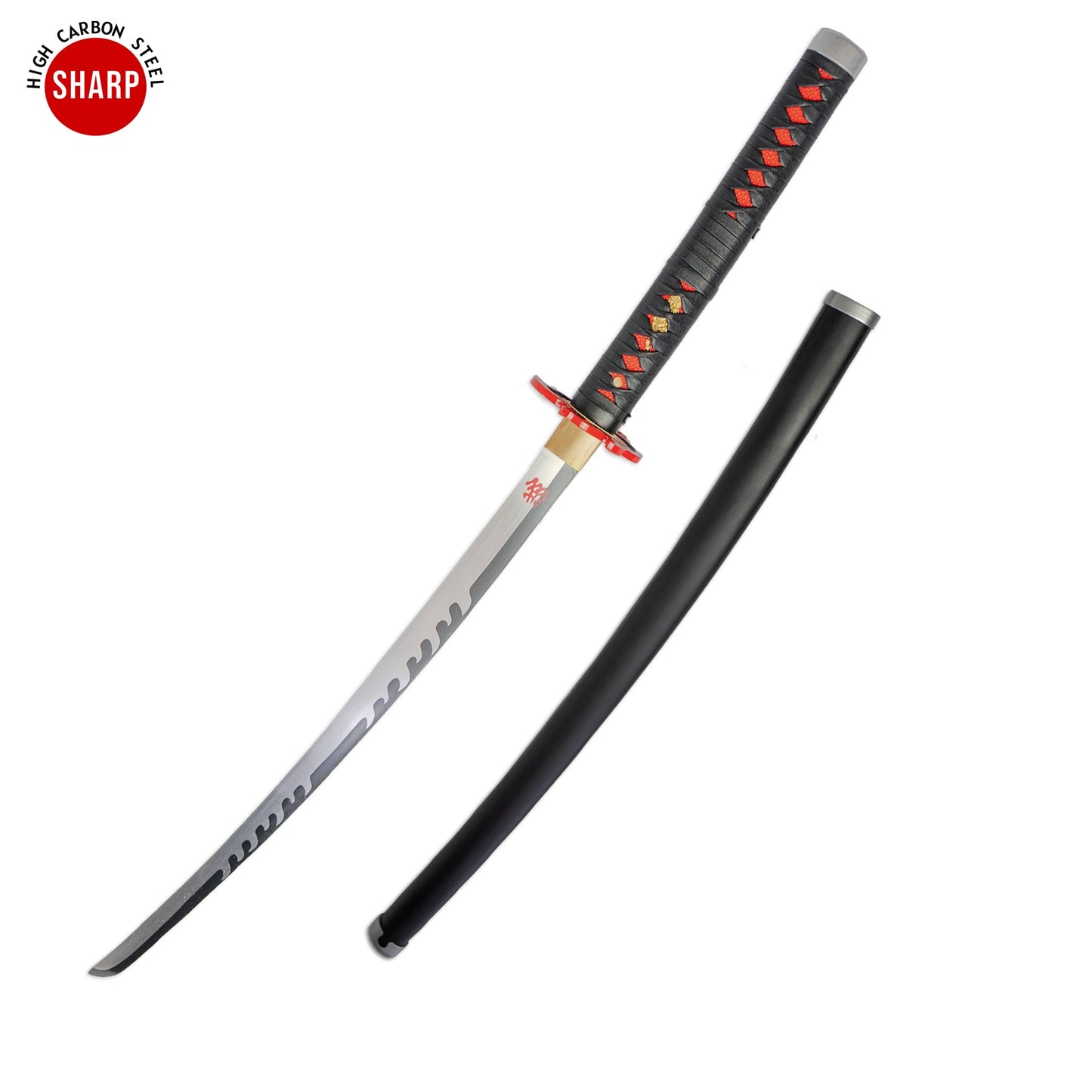 Tanjiro Kamado's Black Nichirin Katana 2.0 (Battle Ready)