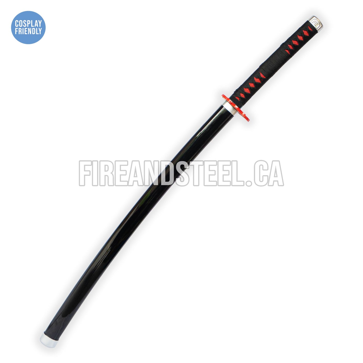 Tanjiro Kamado's Black Nichirin Katana 2.0 (Wood)
