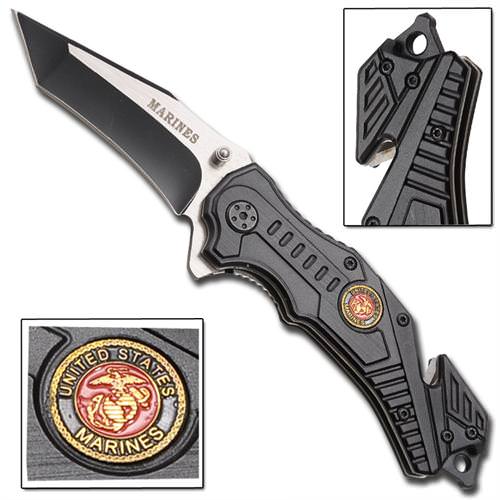 Spring Assist - Legal Auto Knife - Military US Marines Rescue