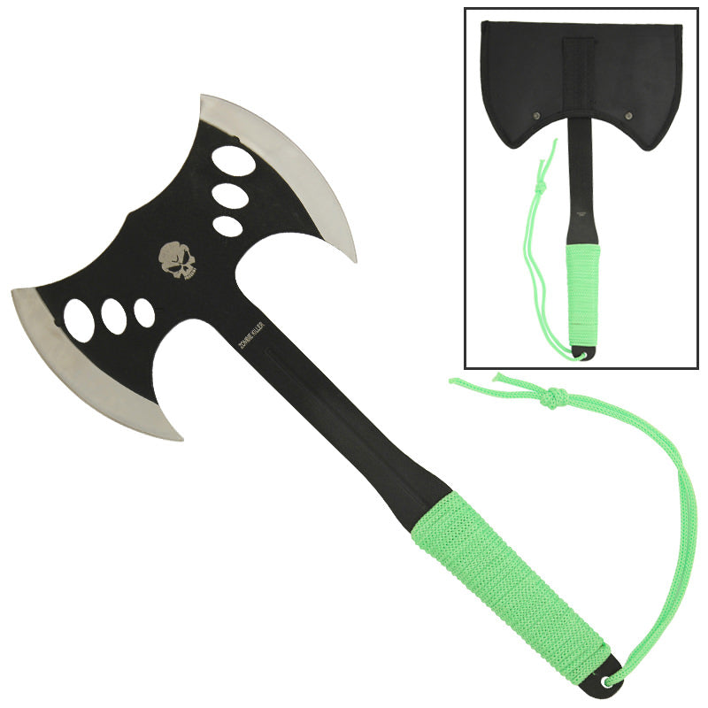 Double Headed Zombie Killer Axe Thrower - TOPHATTER'S ARMORY DEALS