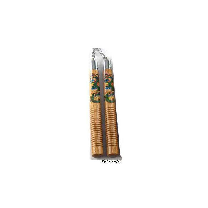 Nunchaku (Nunchuk) - Classic Dragon (Wood)