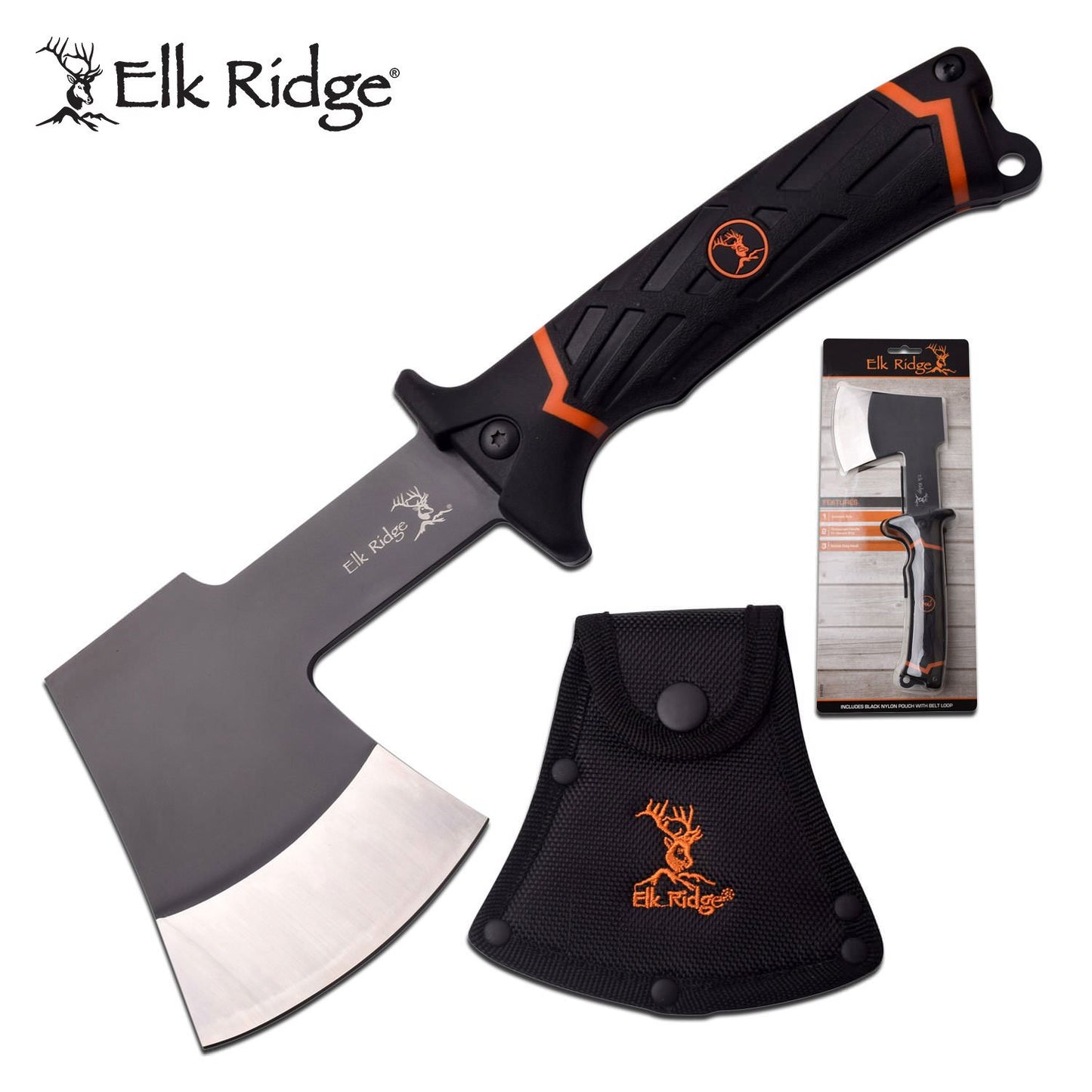 Hatchet 11" Overall Utility Camping Hand Axe Full Tang + Sheath