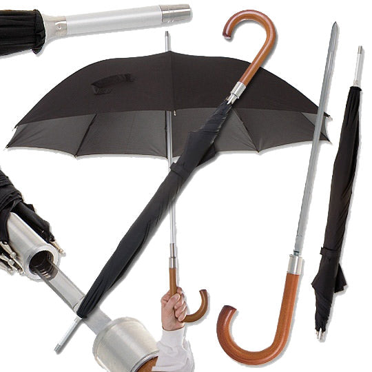 Dual Purpose Umbrella Walking Cane Sword
