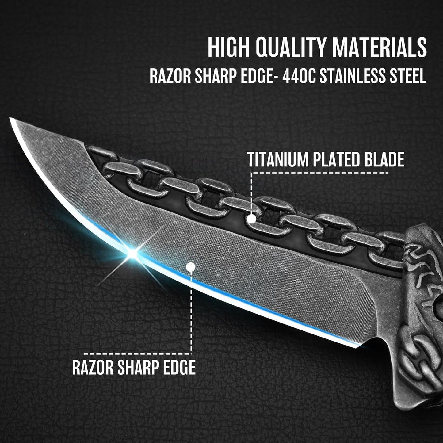 Pharaoh Chain Folding Knife