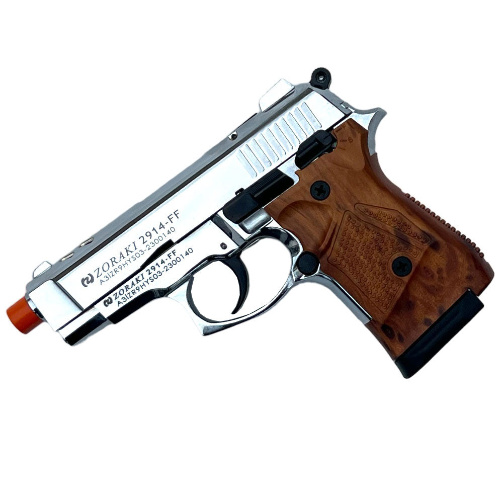 Zoraki M2914 Simulated Wood Grips 9mm Front Firing Blank Gun - TOPHATTER'S ARMORY DEALS