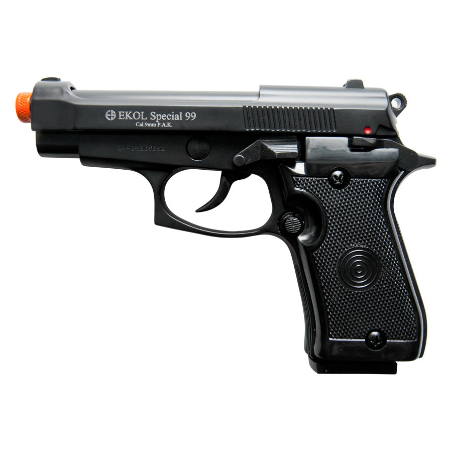 Special 99 V85 Front Firing Blank Gun Black Finish