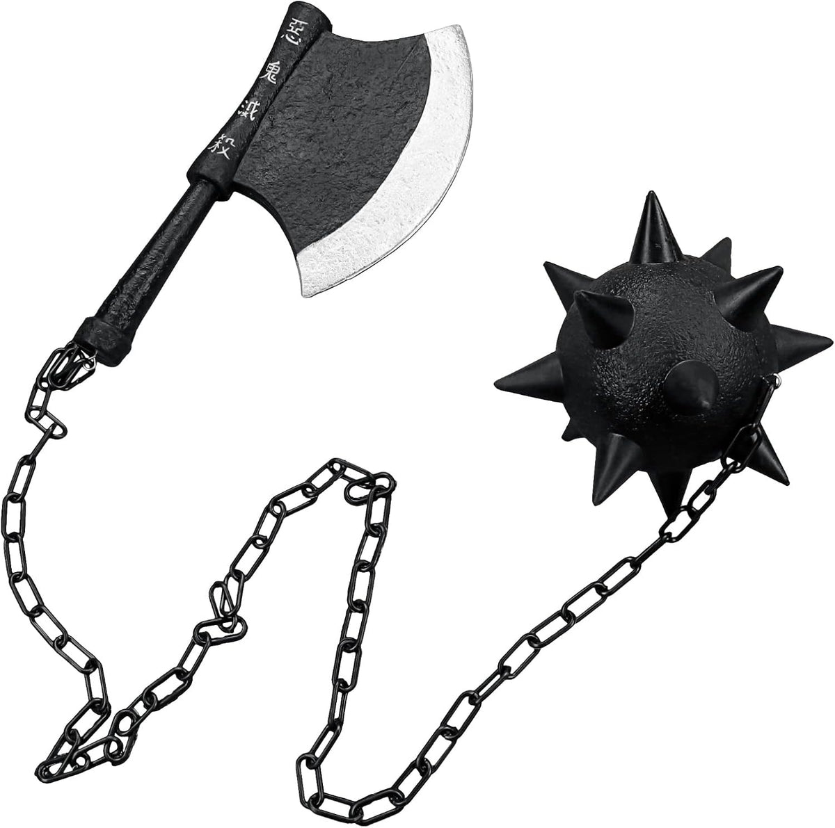 Gyomei Himejima Foam Spiked Flail Axe Chain Demon Anime Cosplay Prop - TOPHATTER'S ARMORY DEALS