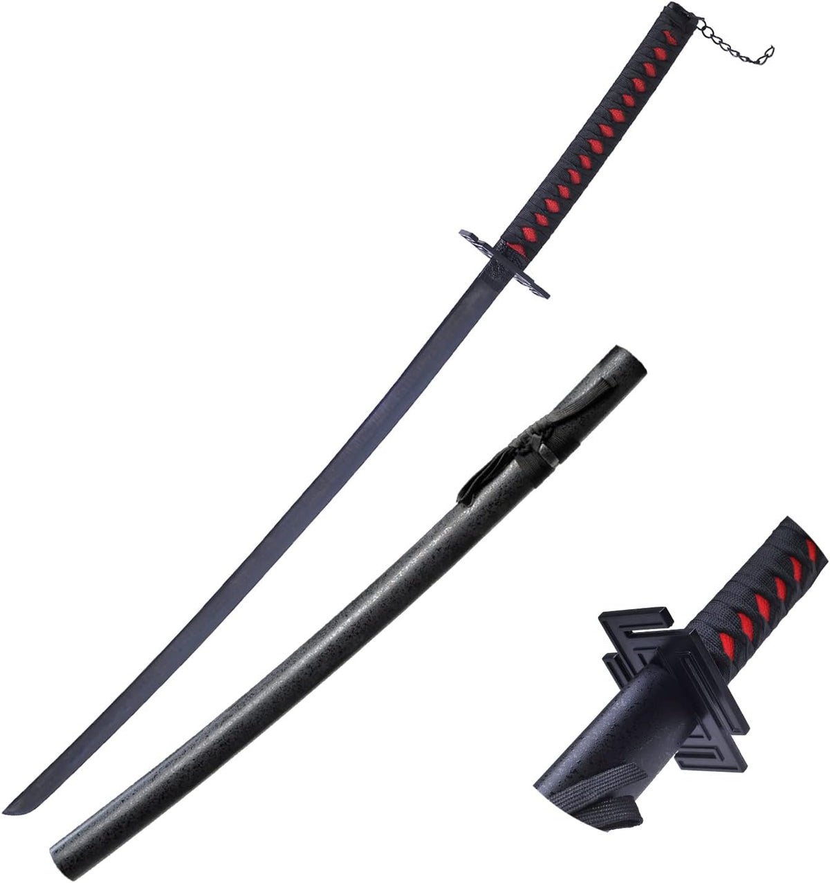 Kurosaki Ichigo Tensa Bankai Cutting Moon Anime Katana Sword - TOPHATTER'S ARMORY DEALS