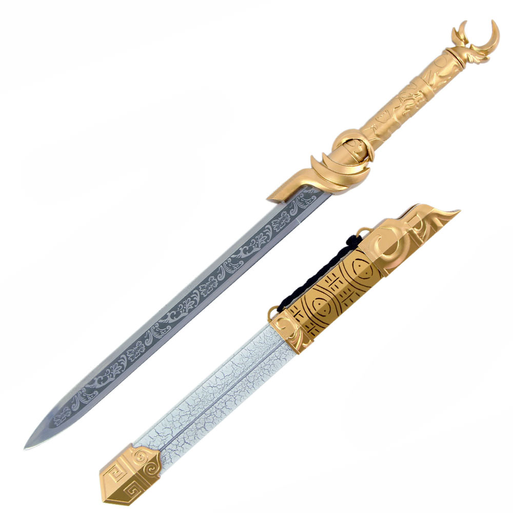 Longquan Chu Jo Preach Chinese Crescent Moon Dagger