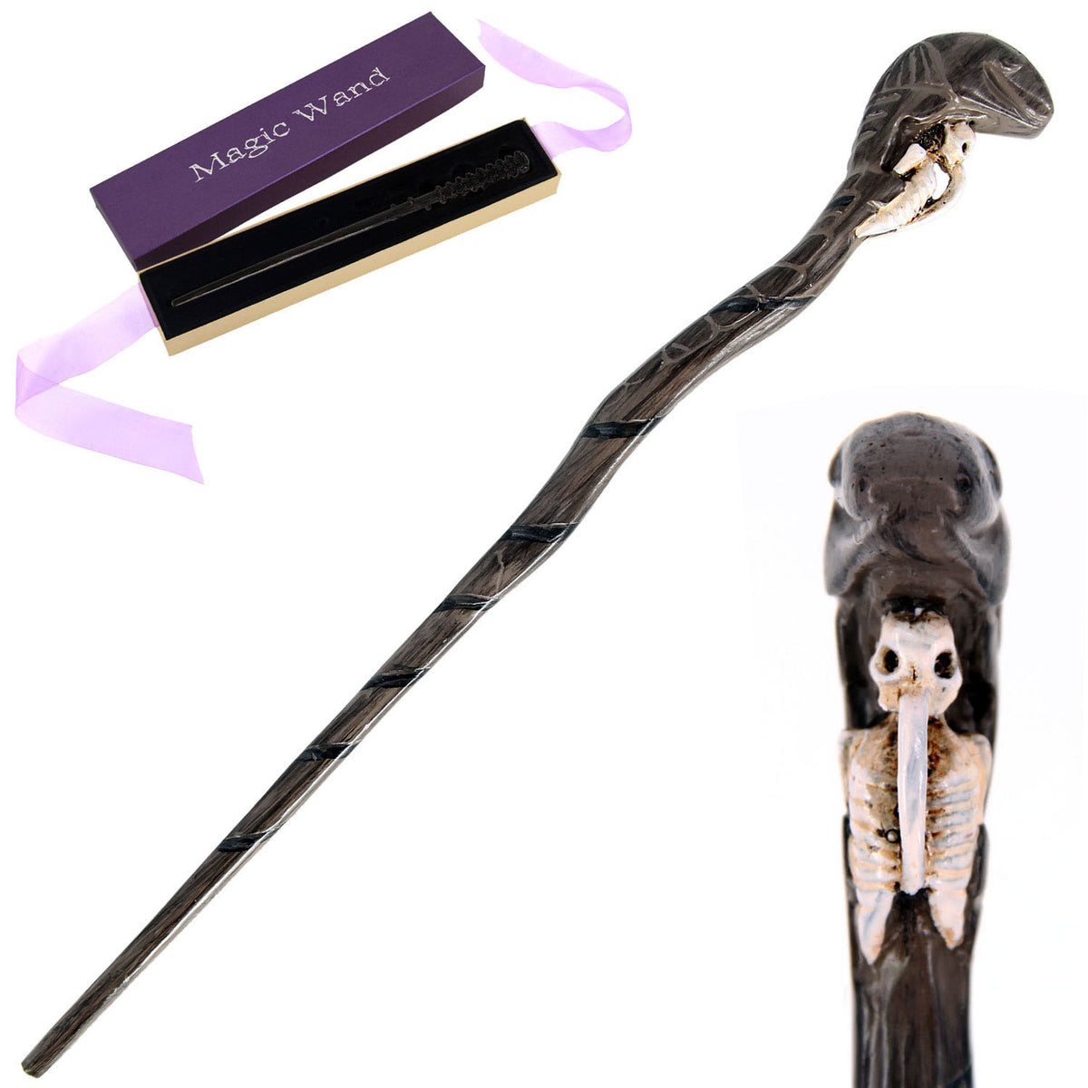 Death Eater's Wand - Snake Cosplay Costume in Collector Display Box - TOPHATTER'S ARMORY DEALS