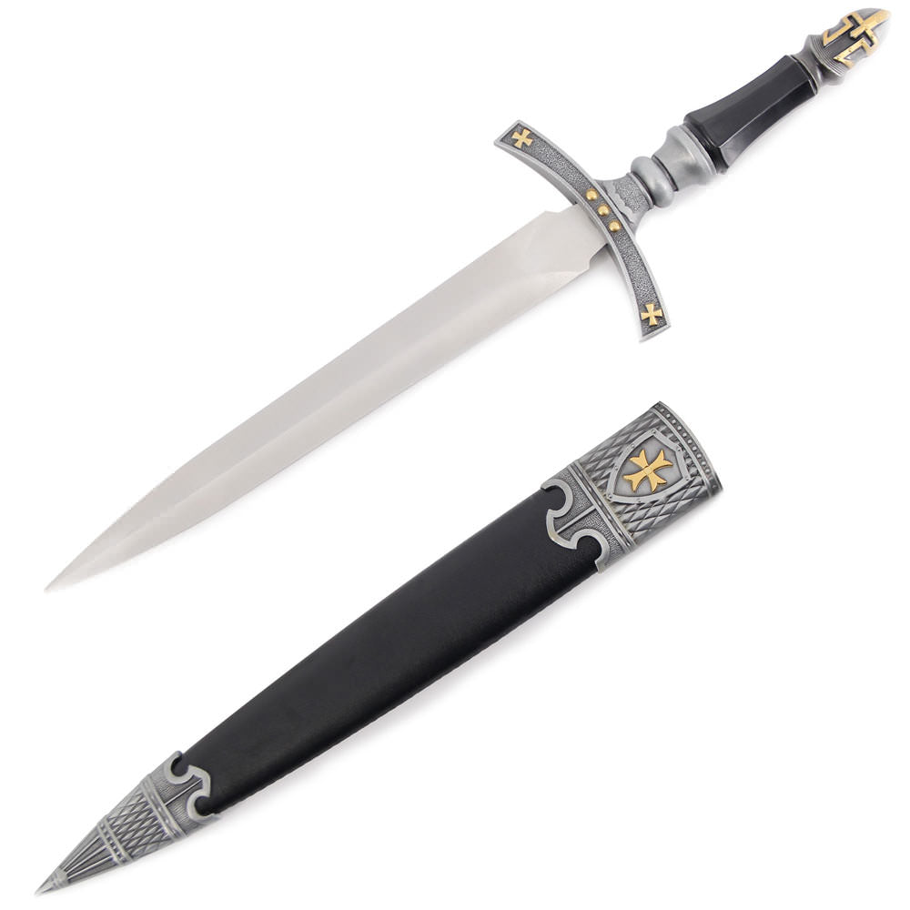 16.5" Royal Arms Medieval Crusader Templar Dagger - TOPHATTER'S ARMORY DEALS