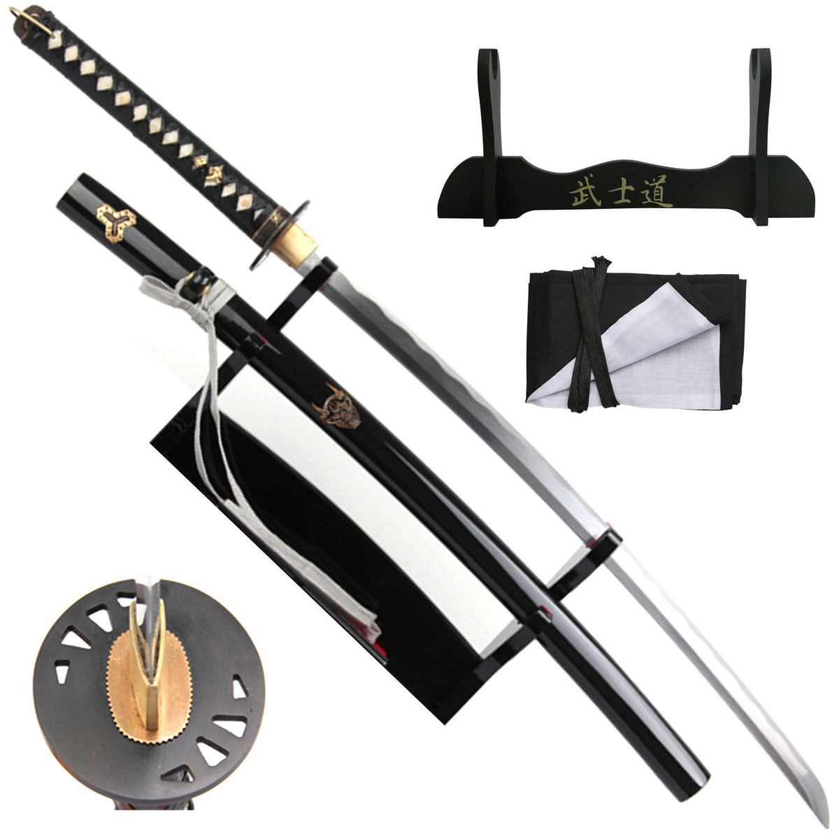 Kill Bill Full Tang Hanzo Demon Carbon Steel Sword - TOPHATTER'S ARMORY DEALS