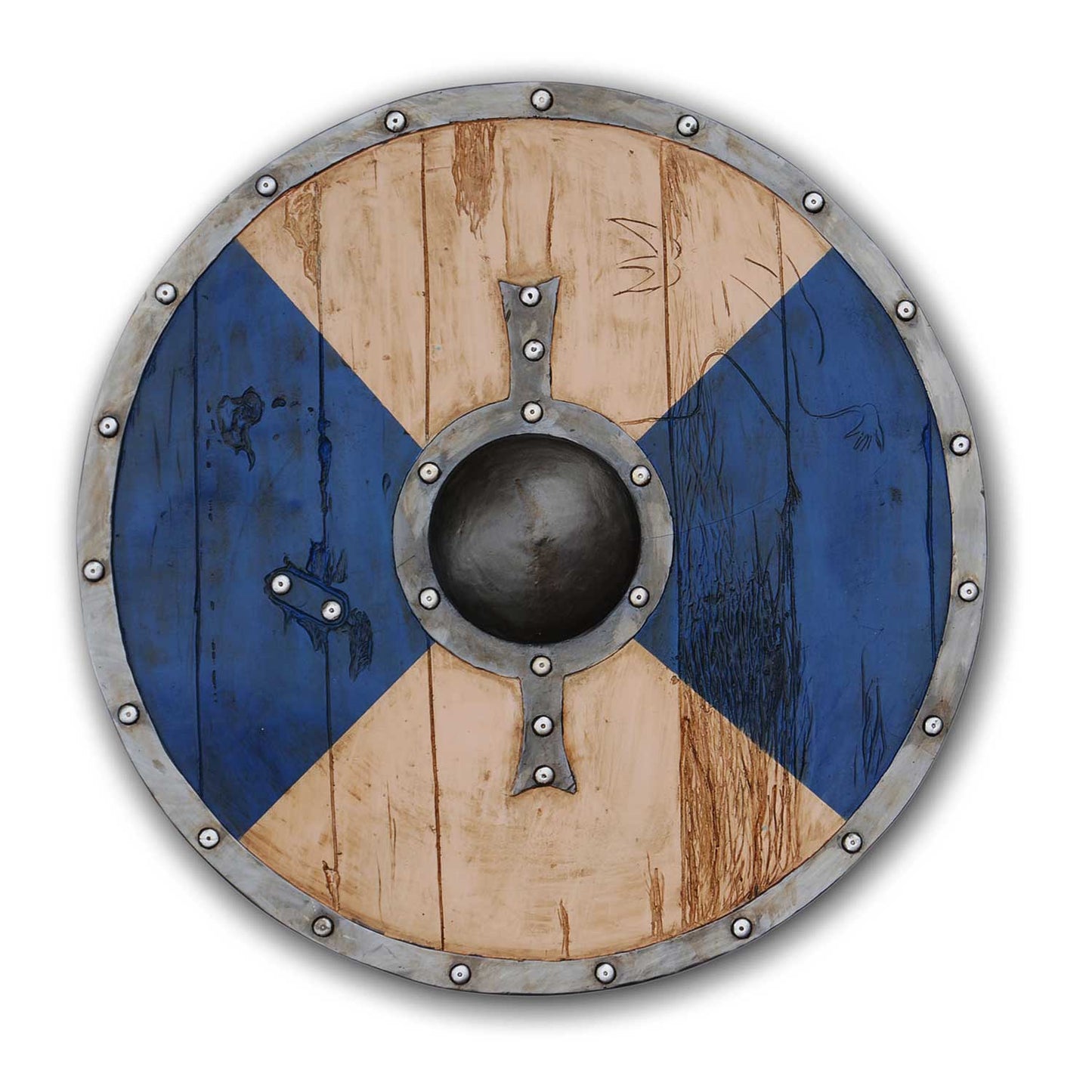 24" Full Size Viking Age Medieval Round Shield
