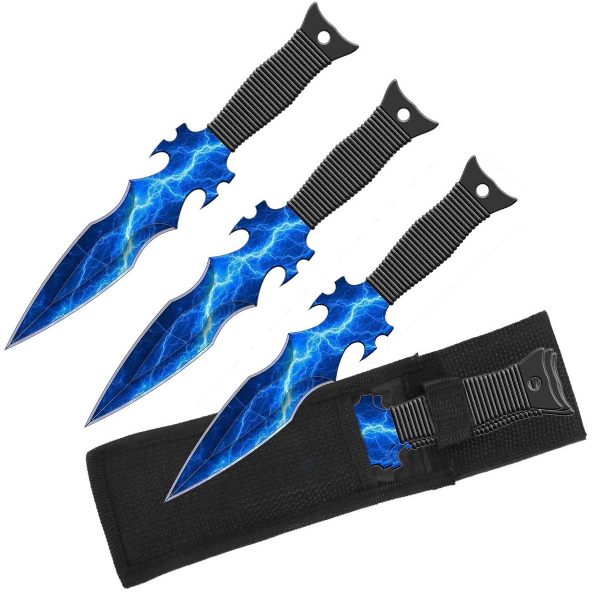 Nebula Storm Throwing Knives Set - Set of 3 Throwers - TOPHATTER'S ARMORY DEALS