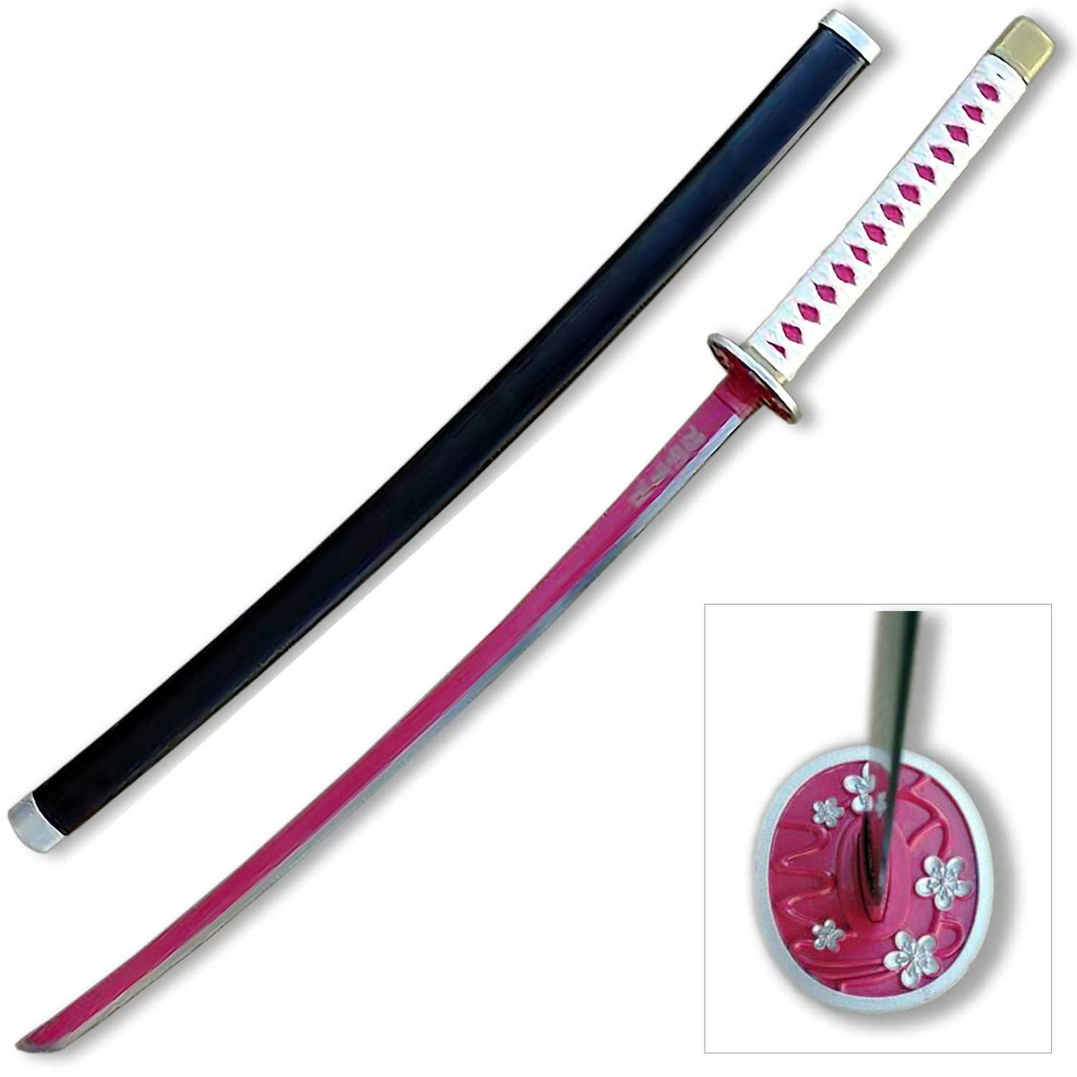 40" Steel Anime Demon Kanao Tsuyuri Sword with Scabbard - TOPHATTER'S ARMORY DEALS
