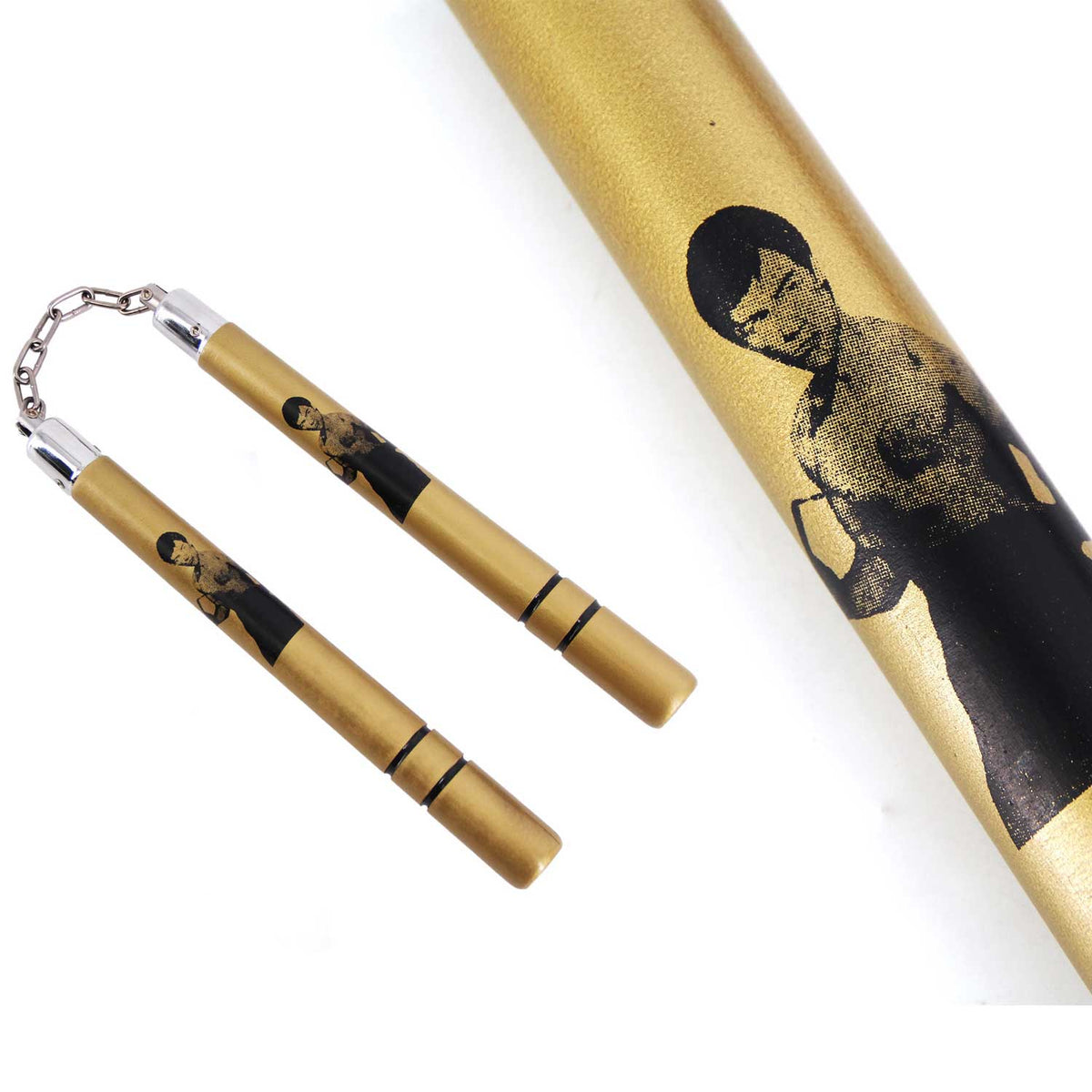 12" Hardwood Nunchaku - TOPHATTER'S ARMORY DEALS