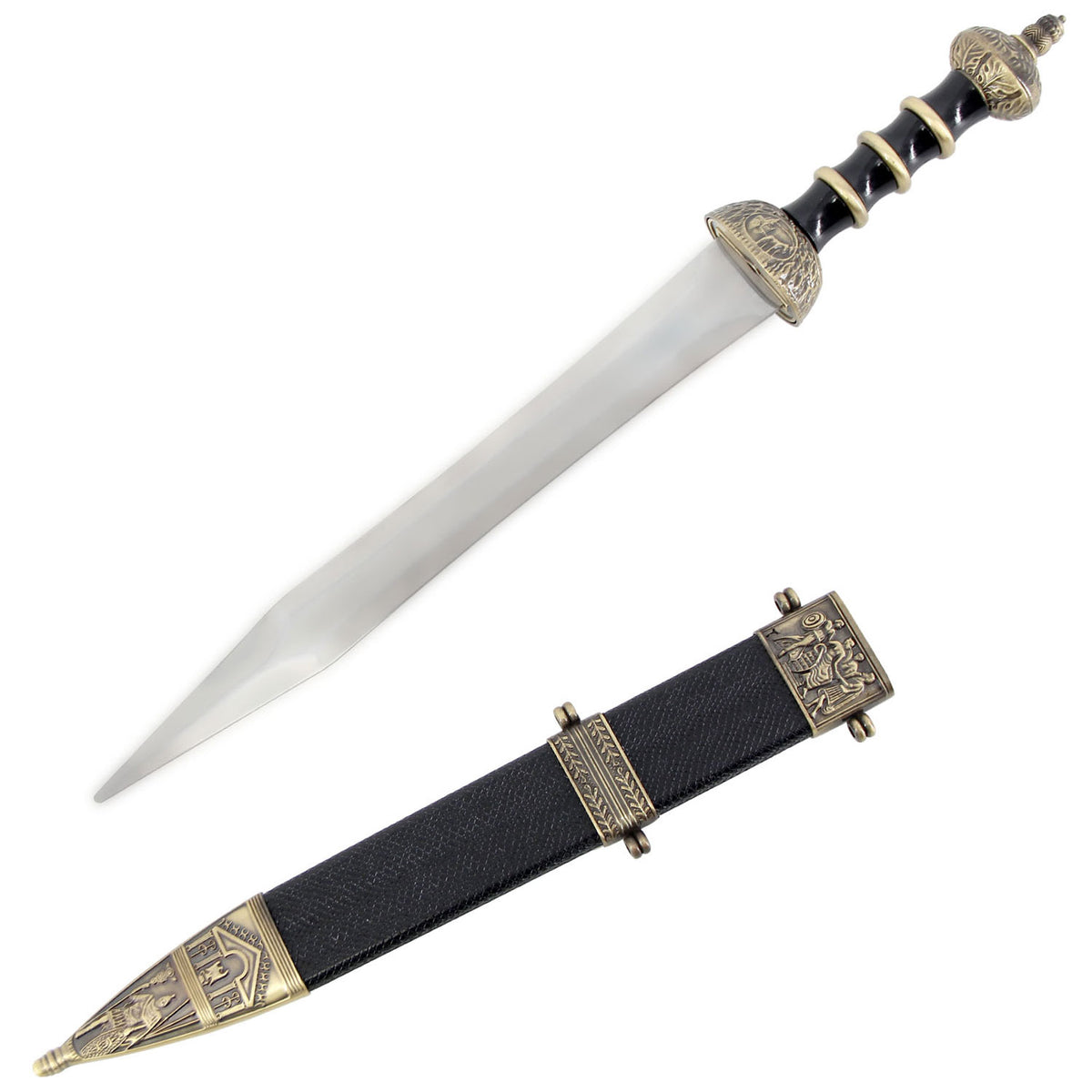 Sword Of Julius Caesar Black Scabbard - TOPHATTER'S ARMORY DEALS