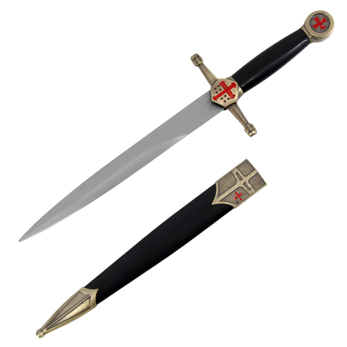 Golden Knights Templar Crusader Dagger - TOPHATTER'S ARMORY DEALS