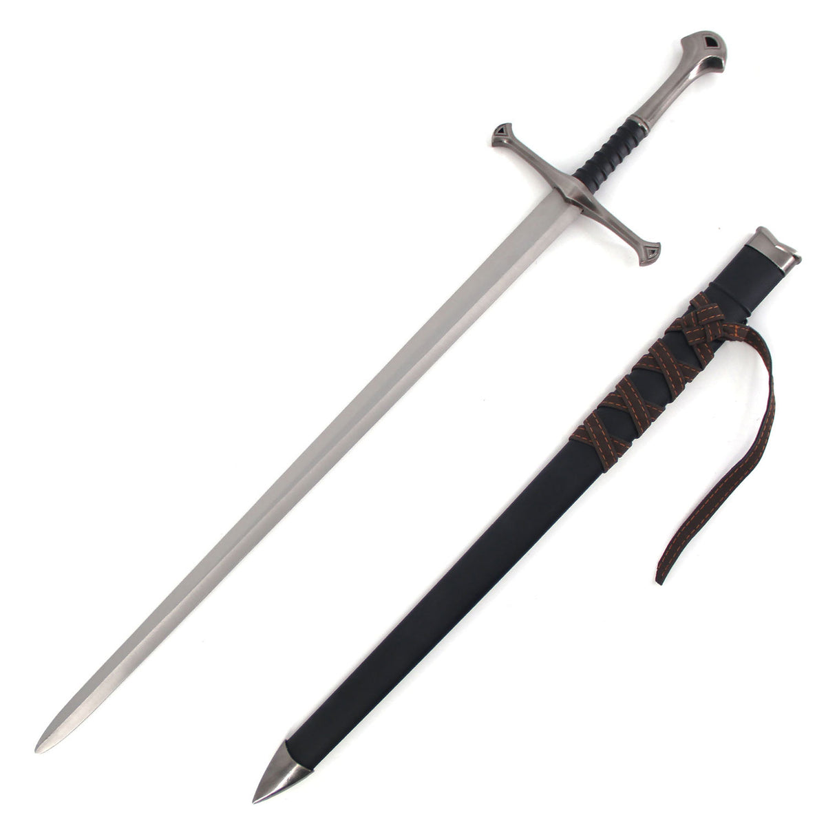 24 Inch Stainless Steel Ranger Short Sword with Scabbard - TOPHATTER'S ARMORY DEALS