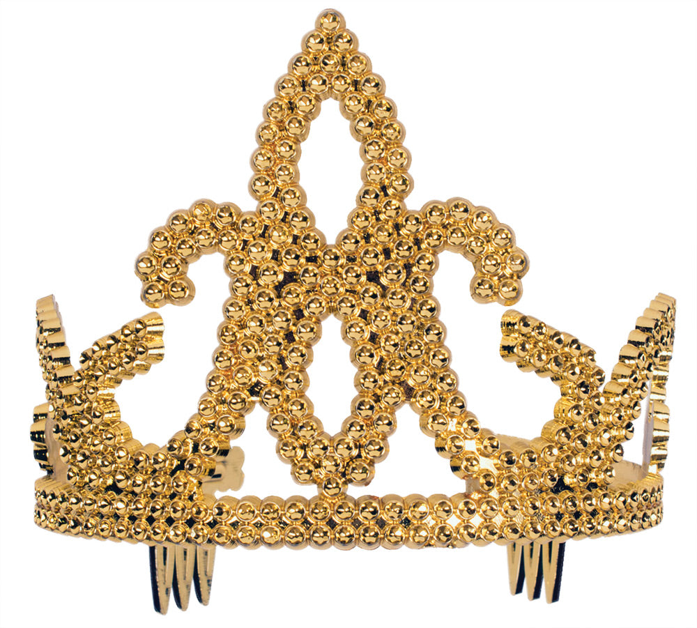 Girl's Plastic Tiara with Combs