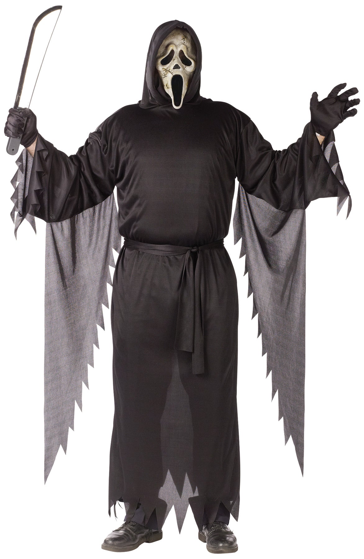 Men's Plus Size Zombie Ghost Face