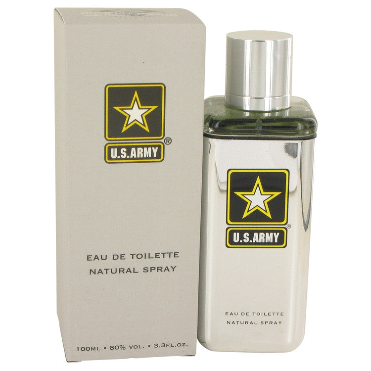 US Army Silver by US Army Eau De Toilette Spray 3.4 oz for Men