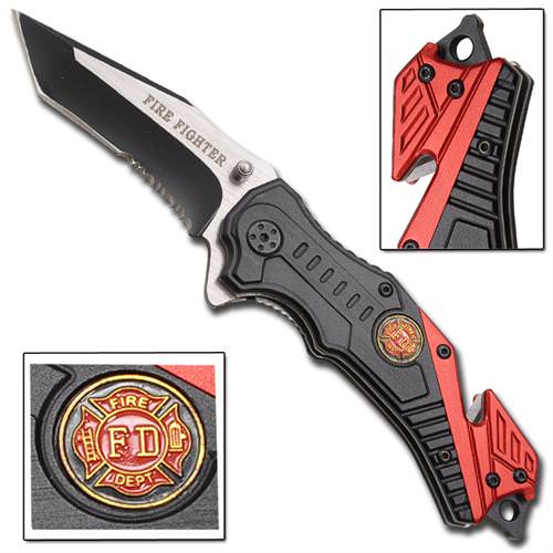 Spring Assist - Legal Auto Knife - Rescue Fire Fighter - TOPHATTER'S ARMORY DEALS