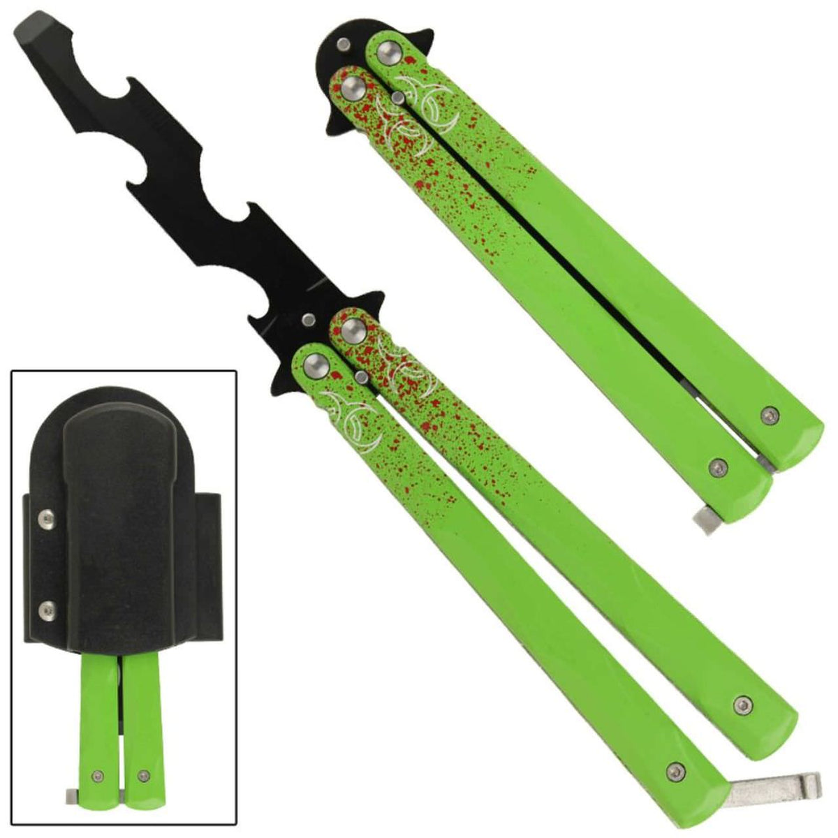 Corpse Horde Practice Butterfly Beverage Opener Multi Tool - TOPHATTER'S ARMORY DEALS