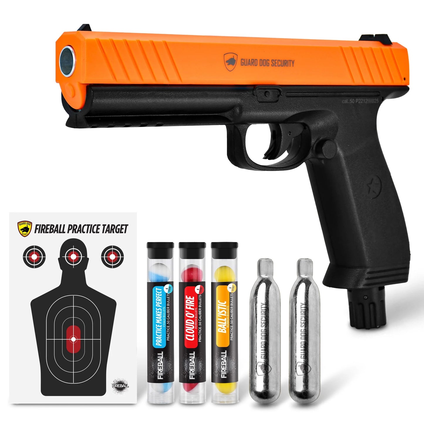 FireBall 0.50 Caliber Self Defense Pepper Pistol Paintball Gun Marker Weapon