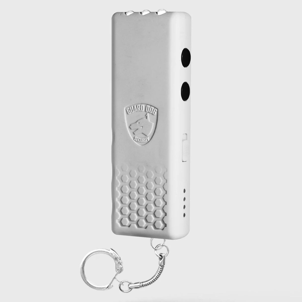 Hornet+ White Mini Stun Gun Keychain with Flashlight Rechargeable - TOPHATTER'S ARMORY DEALS
