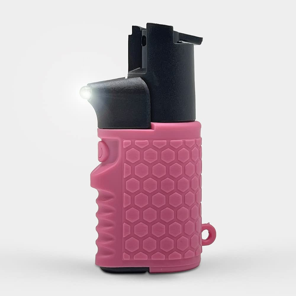 Light EM Up - Self Defense Combo with Red Pepper Spray & Flashlight - Pink - TOPHATTER'S ARMORY DEALS