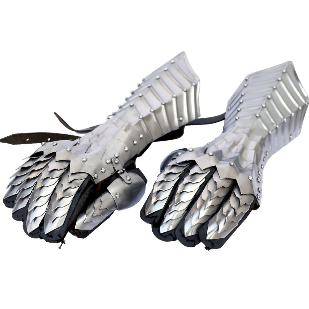 Fantasy Gothic Articulated Medieval Gauntlets Gloves - TOPHATTER'S ARMORY DEALS