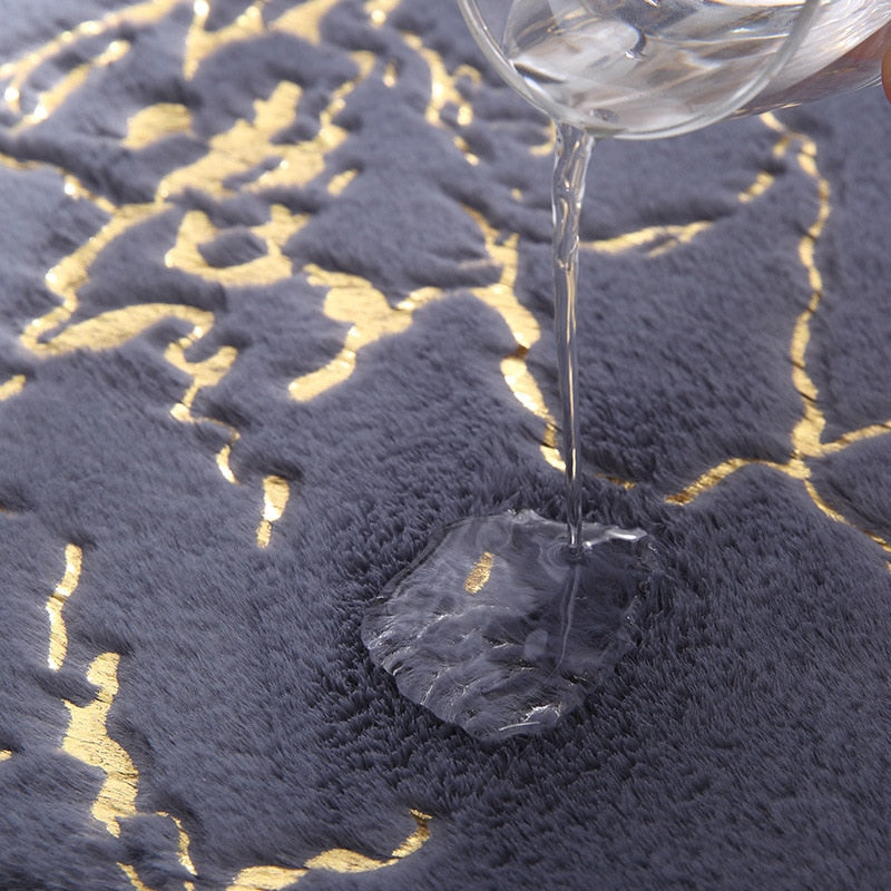 Fluffy Faux Rabbit Hair Floor Rugs