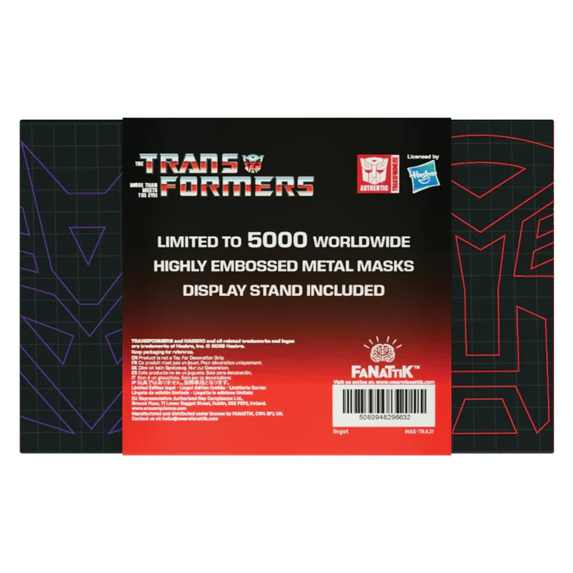 Transformers - Limited Edition Set of 2 Helmet Replicas