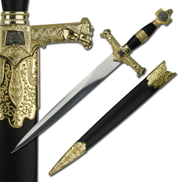 King Solomon Short Sword Dagger 22 Inches Overall Includes Scabbard