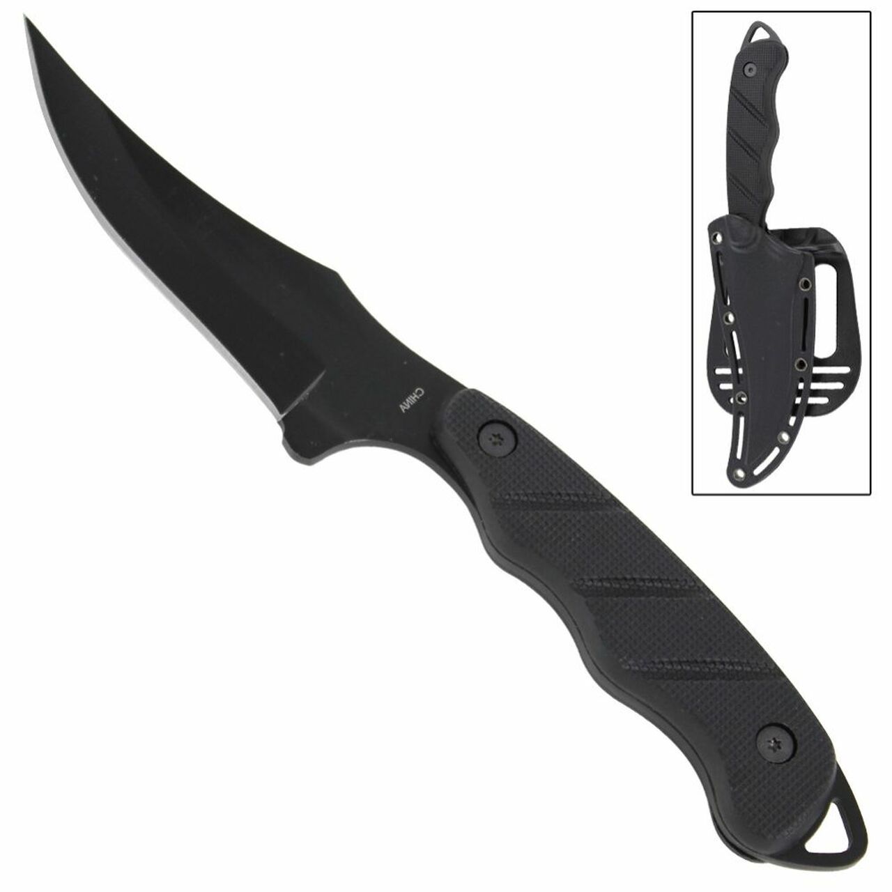 Tactical Skinning Knife Full Tang with G10 Handle