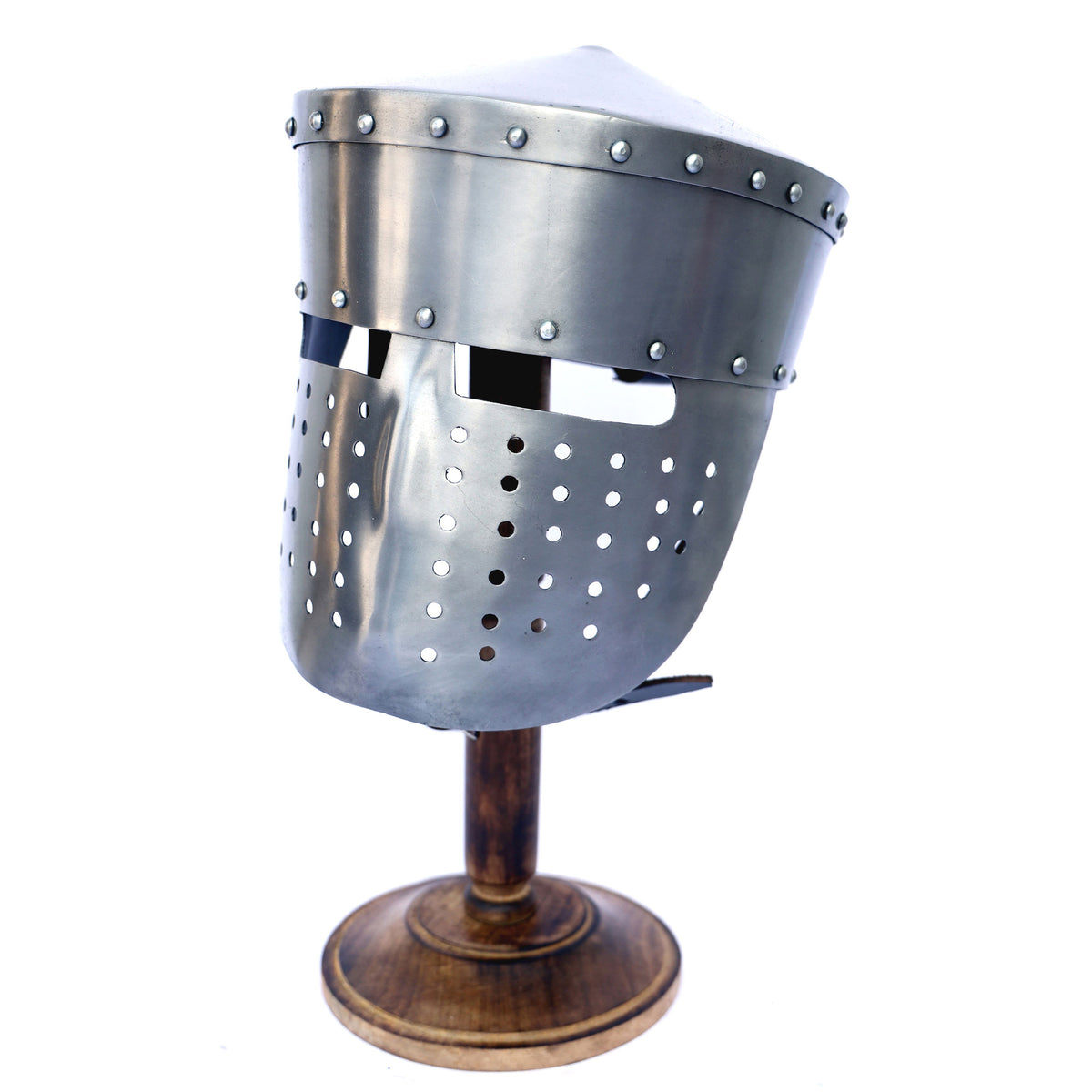 Medieval Crusader Peaked Pot Helmet - TOPHATTER'S ARMORY DEALS
