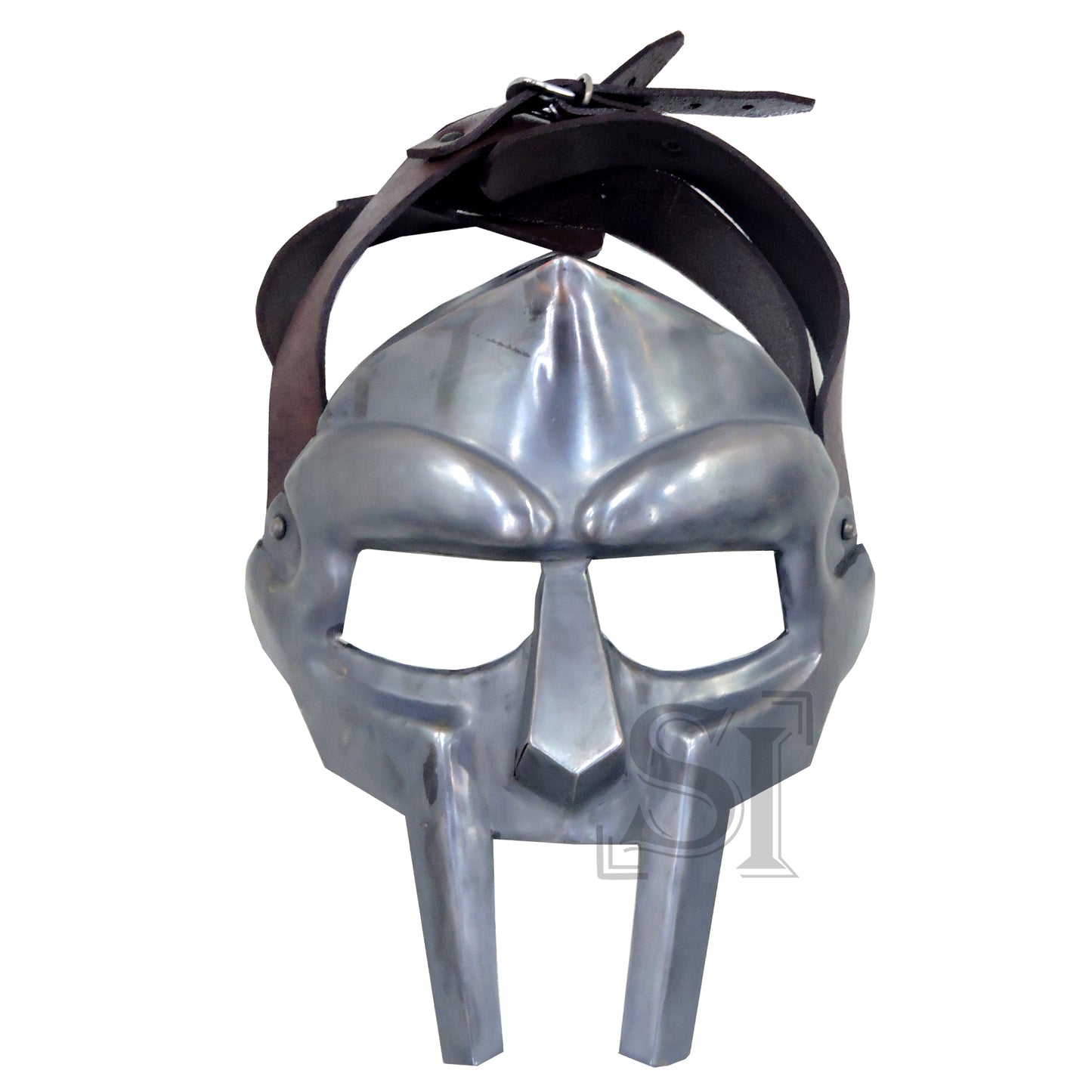 MF Doom Face Mask Steel Finish Roman Gladiator Helmet Medieval Re-enactment Mask